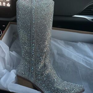 rhinestone boots